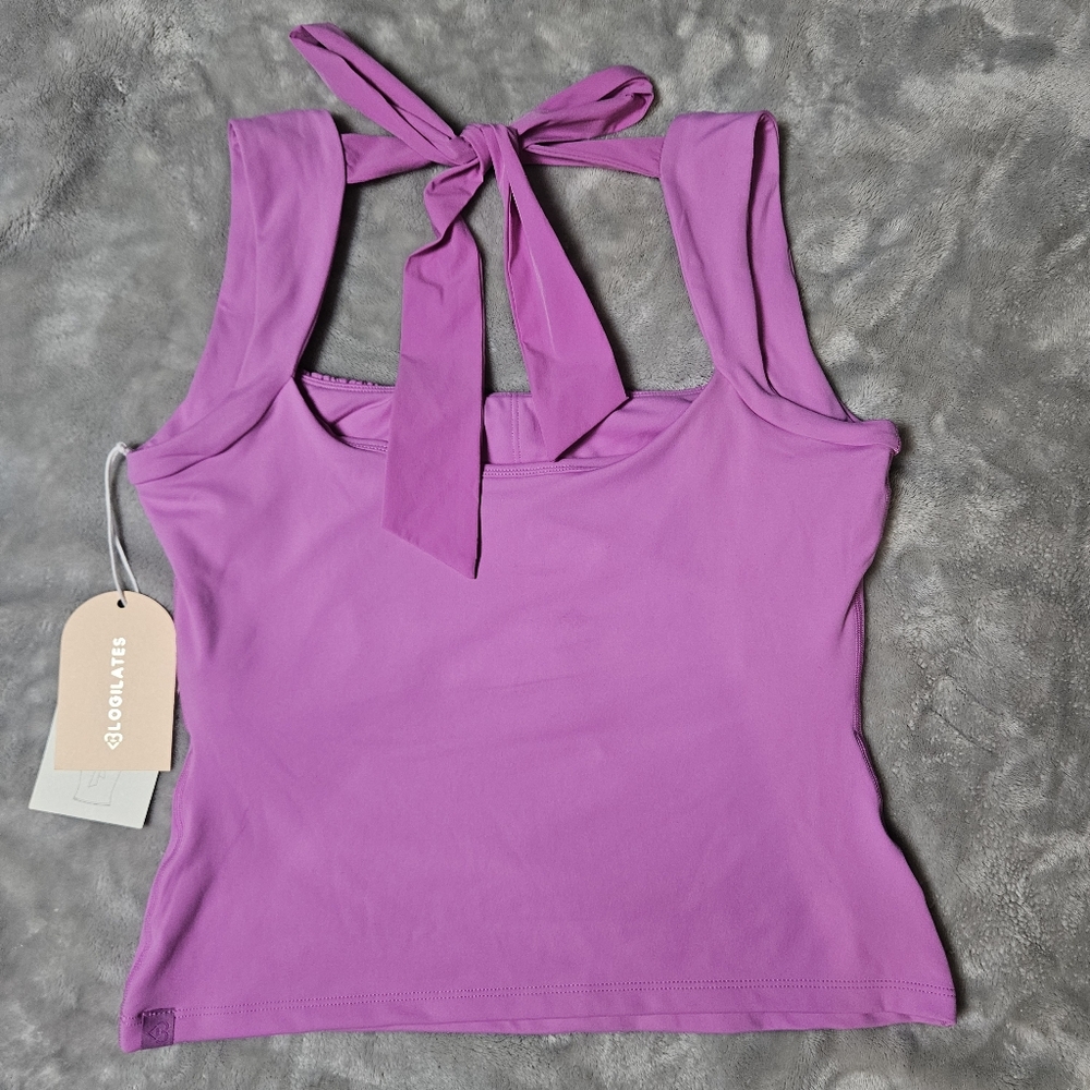 NEW! Blogilates First Bloom Bow Back Tank - Picture 7 of 13